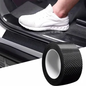 Carbon Fiber Car Door & Bumper Protection Film – Scratch Resistant Waterproof Tape