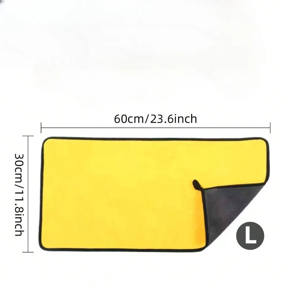 Microfiber Car Cleaning Towels – Soft Quick-Dry Wiping Cloths (30×60 cm, Multi-Pack) - Image 3