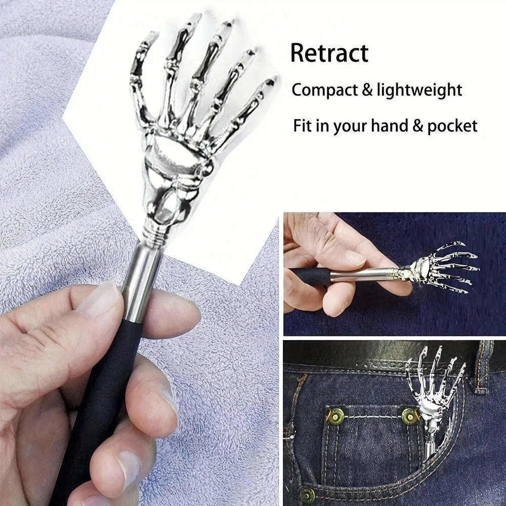 Portable Extendable Back Scratcher Stainless Steel Telescoping Back Scratcher... - Image 5