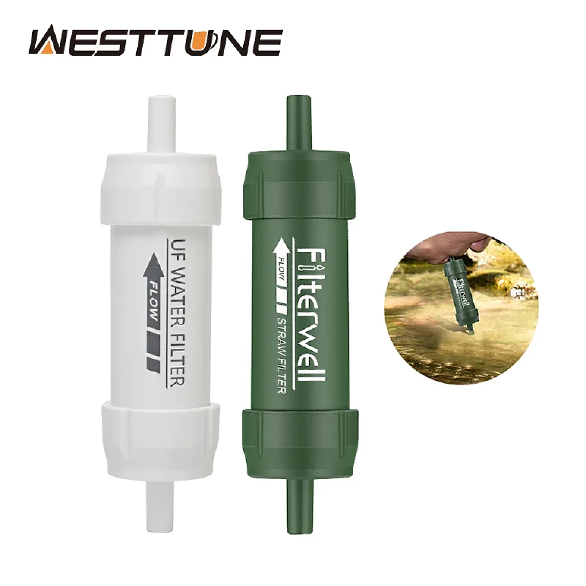 Portable Camping Water Filter Straw