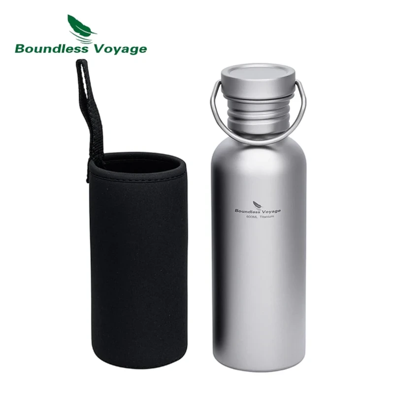 Titanium Wide-Mouth Water Bottle