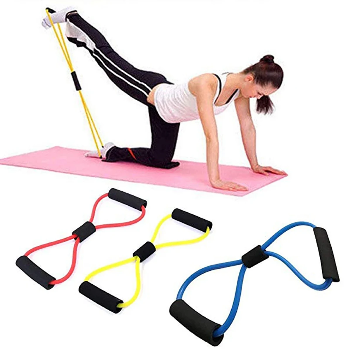 Figure-8 Yoga Resistance Band